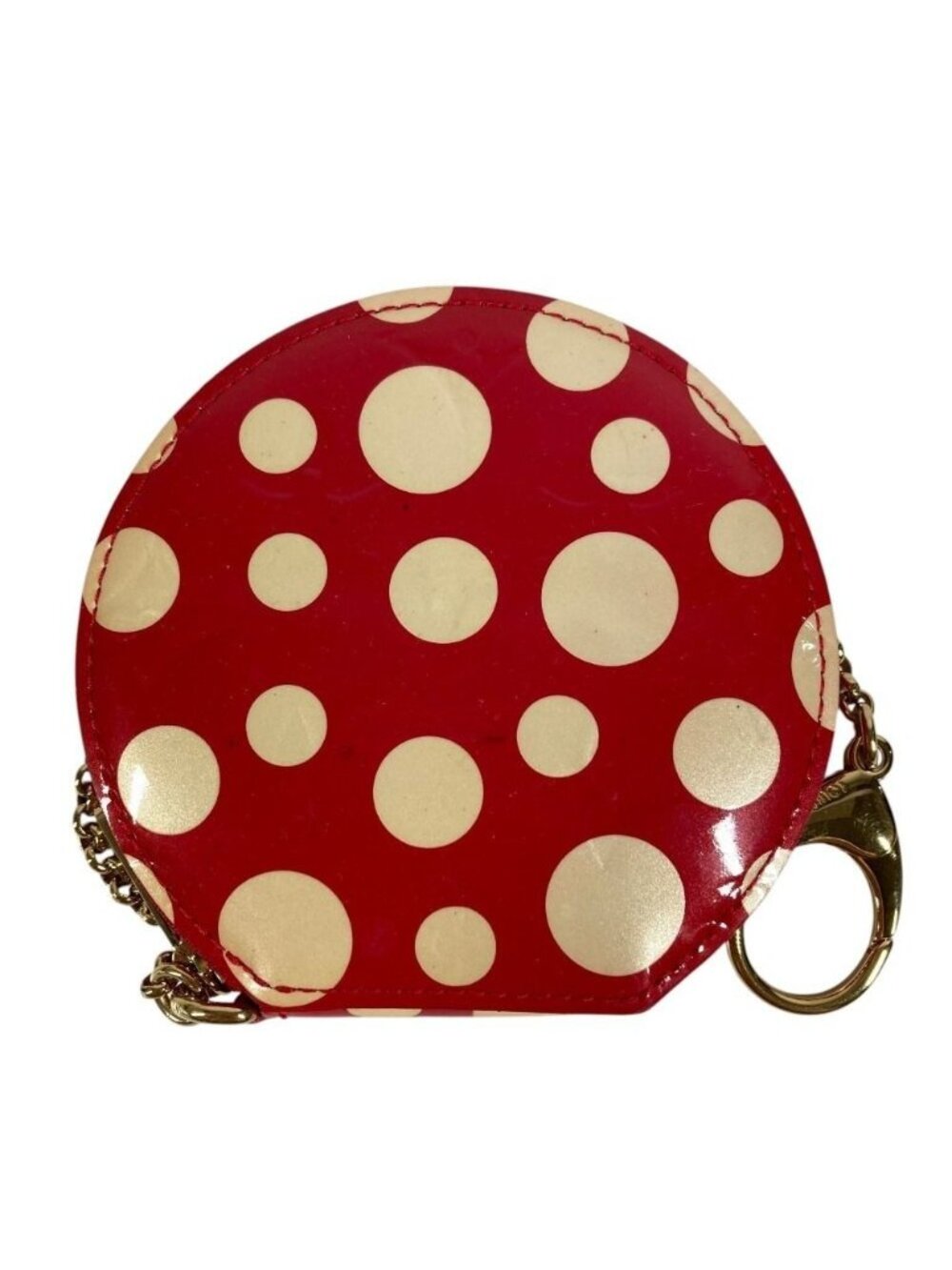 Louis Vuitton Coin Case Porte-Monnaie Chapeau Patent Leather Red